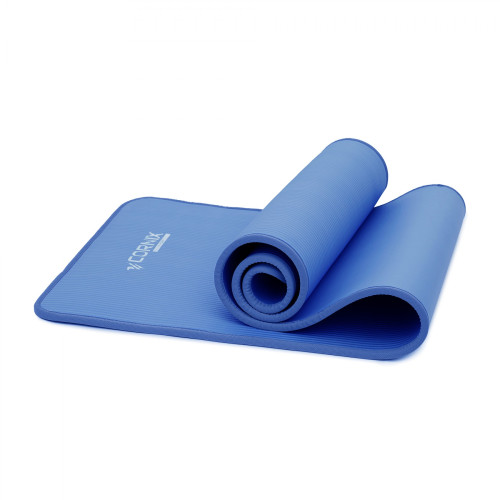 Килимок для фітнесу  Cornix XR-0096 NBR Blue/Blue - фото №4